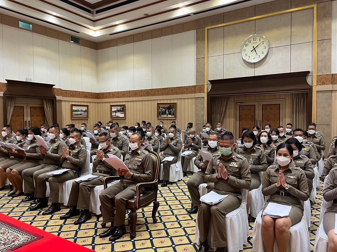 พล.ต.ท.ไตรรงค์ ผิวพรรณ ผบช.กมค. เป็นประธานในพิธีเจริญพระพุทธมนต์ถวายพระพรชัยมงคลแด่ สมเด็จพระเจ้าลูกเธอ เจ้าฟ้าพัชรกิตติยาภา นเรนทิราเทพยวดี กรมหลวงราชสาริณีสิริพัชร มหาวัชรราชธิดา