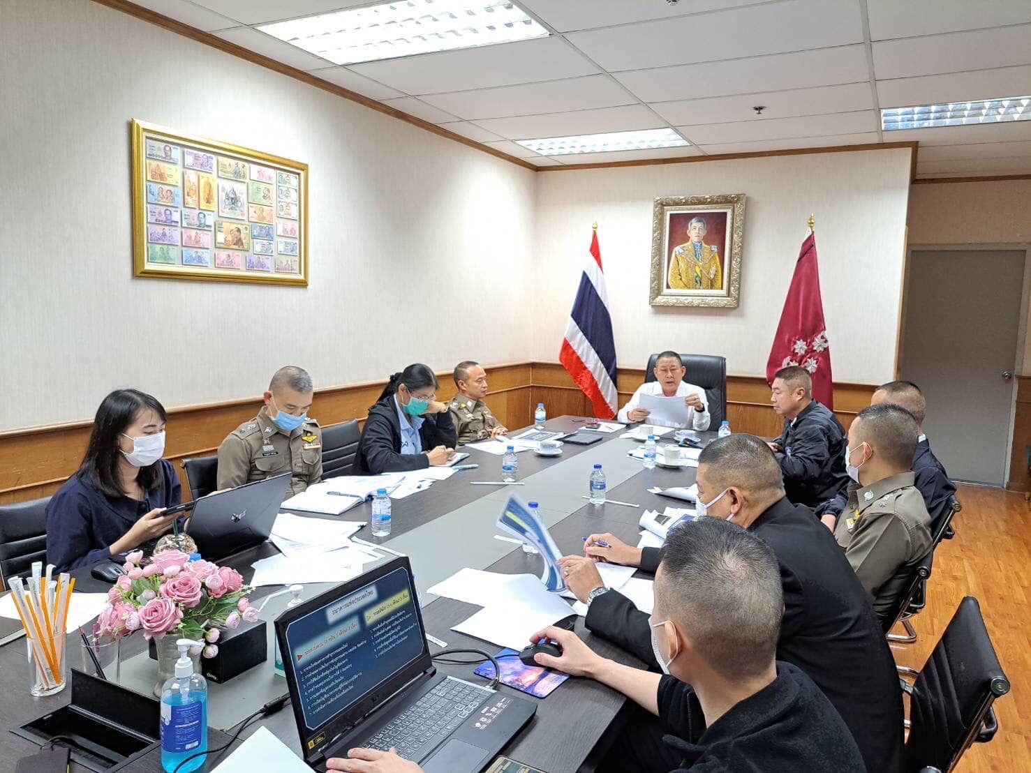 พล.ต.ท.ไตรรงค์ ผิวพรรณ ผบช.กมค. ประชุมหารือ การพิจารณายกร่าง พ.ร.ก.ป้องกันและปราบปรามอาชญากรรมทางเทคโนโลยี