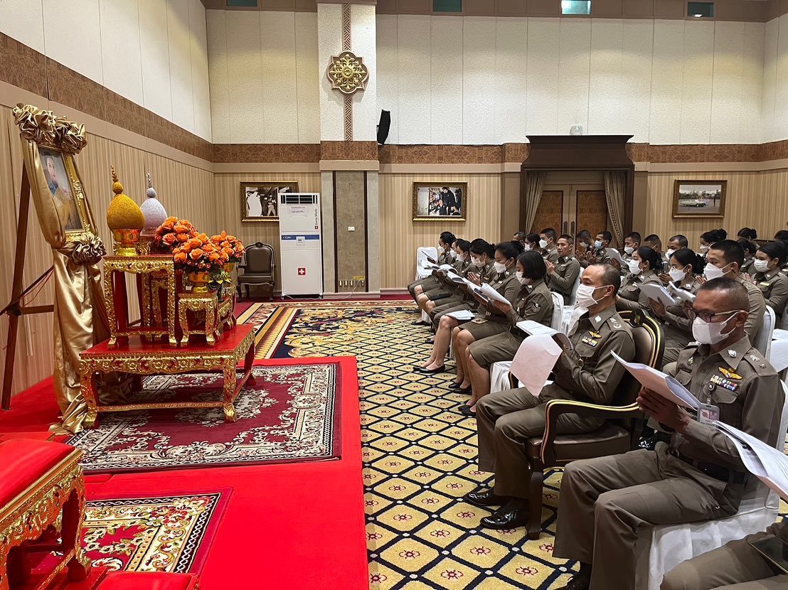 พล.ต.ท.ไตรรงค์ ผิวพรรณ ผบช.กมค. เป็นประธานในพิธีเจริญพระพุทธมนต์ถวายพระพรชัยมงคลแด่ สมเด็จพระเจ้าลูกเธอ เจ้าฟ้าพัชรกิตติยาภา นเรนทิราเทพยวดี กรมหลวงราชสาริณีสิริพัชร มหาวัชรราชธิดา