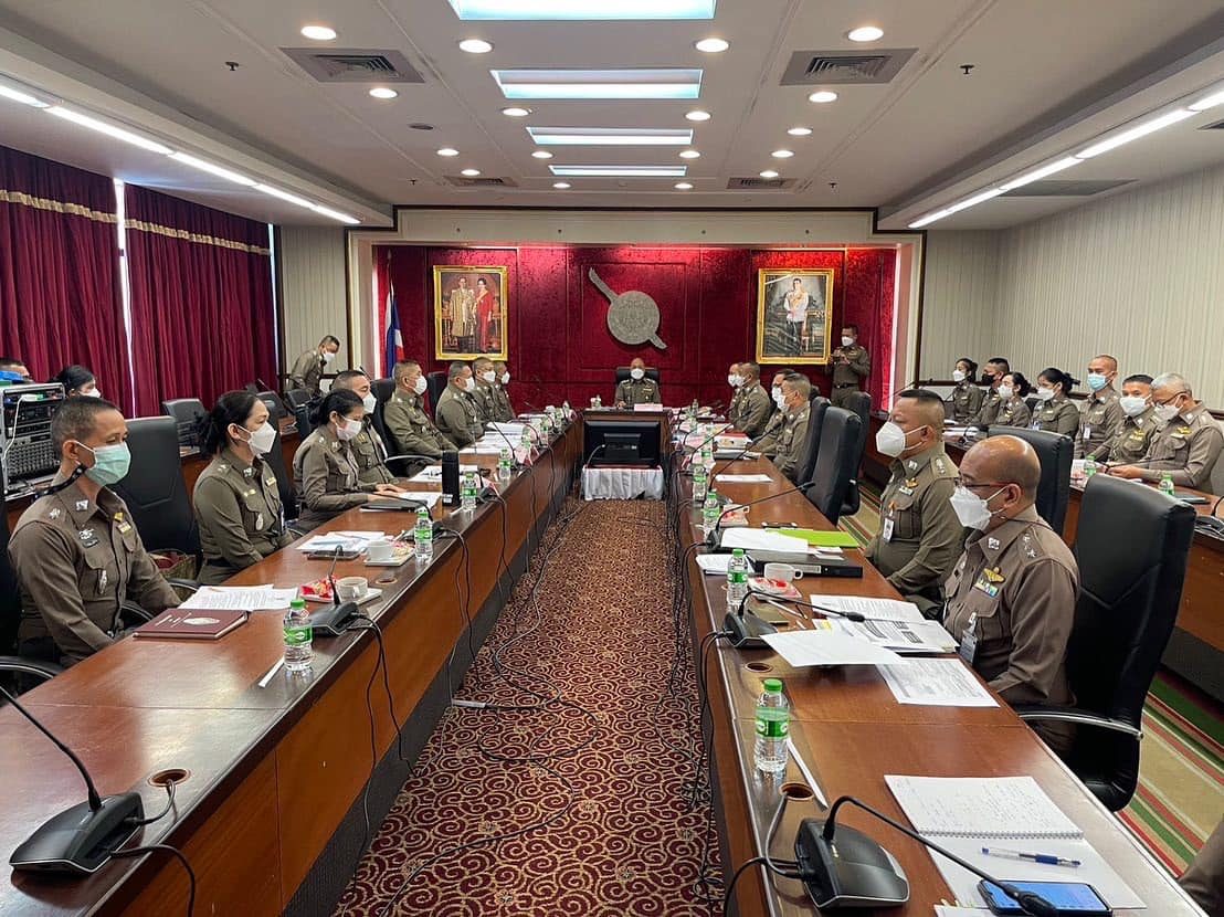 พล.ต.ท.ไตรรงค์ ผิวพรรณ ผบช.กมค. เข้าร่วมการประชุมติดตามความคืบหน้าเกี่ยวกับงานในหน้าที่และความรับผิดชอบของ กมค.