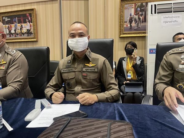 พล.ต.ท.ไตรรงค์ ผิวพรรณ ผบช.กมค. พร้อมด้วย พ.ต.อ.พีรวุฒิ ปฤษณารุณ ผกก.กตส.๒ คด. เข้าร่วมการประชุมกองอำนวยการร่วมรักษาความปลอดภัยและการจราจร การประชุมผู้นำเขตเศรษฐกิจเอเปคในช่วงที่ประเทศไทยเป็นเจ้าภาพจัดการประชุมเอเปค ปี พ.ศ.๒๕๖๕