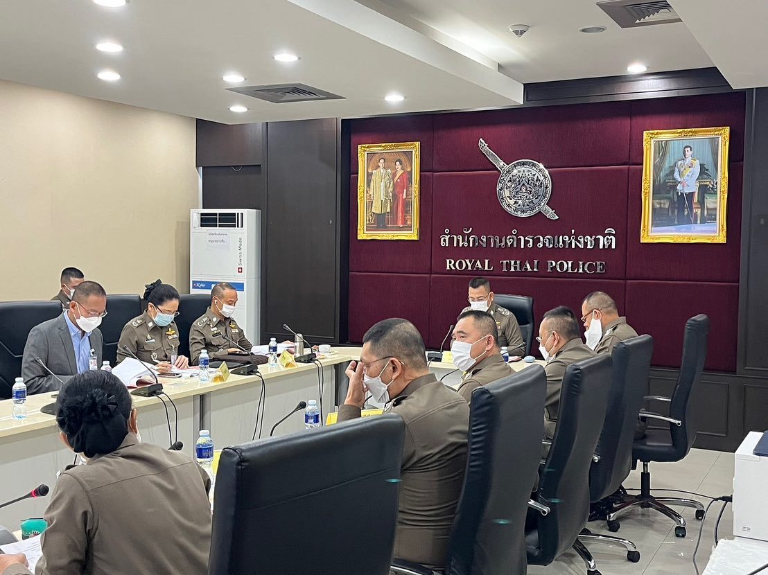 พล.ต.ท.ไตรรงค์ ผิวพรรณ ผบช.กมค. เข้าร่วมการประชุมพิจารณาคัดเลือกผู้เข้ารับการฝึกอบรมหลักสูตร บรอ.รุ่นที่ 10