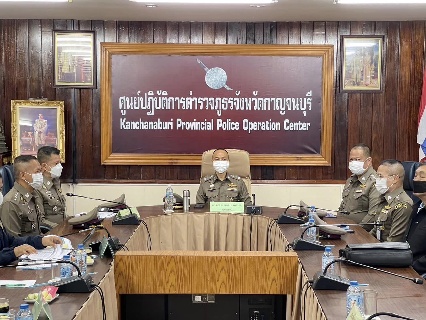 พล.ต.ท.ไตรรงค์ ผิวพรรณ ผบช.กมค. เดินทางมาตรวจเยื่ยม ภ.จว.กาญจนบุรี ประชุมขับเคลื่อนการดำเนินการ ศูนย์ไกล่เกลี่ยข้อพิพาทภาคประชาชนประจำสถานีตำรวจ