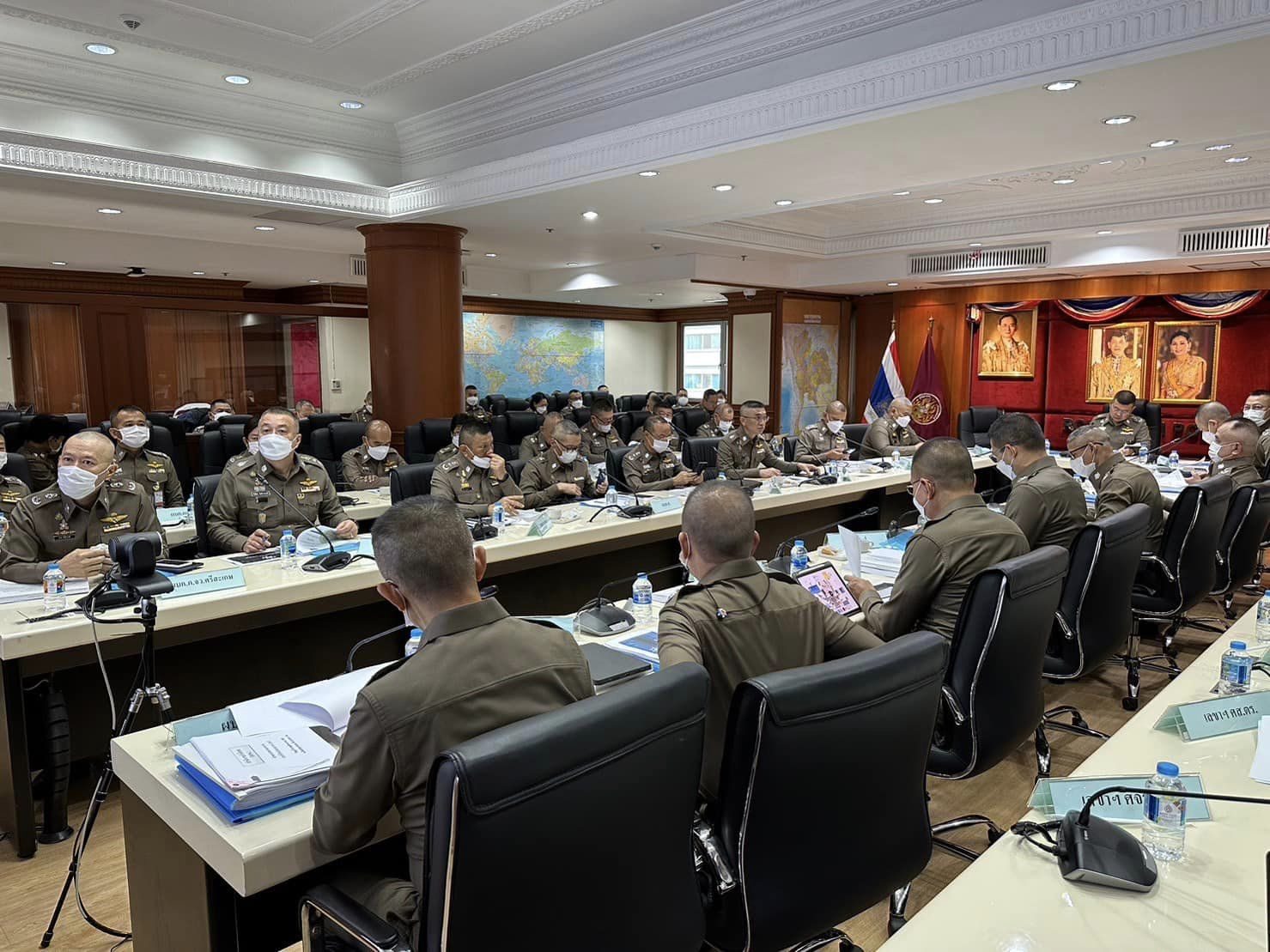 พล.ต.ท.ไตรรงค์ ผิวพรรณ ผบช.กมค. เข้าร่วมการประชุมพิจารณากลั่นกรองคำของบประมาณรายจ่ายประจำปีงบประมาณ พ.ศ.๒๕๖๗