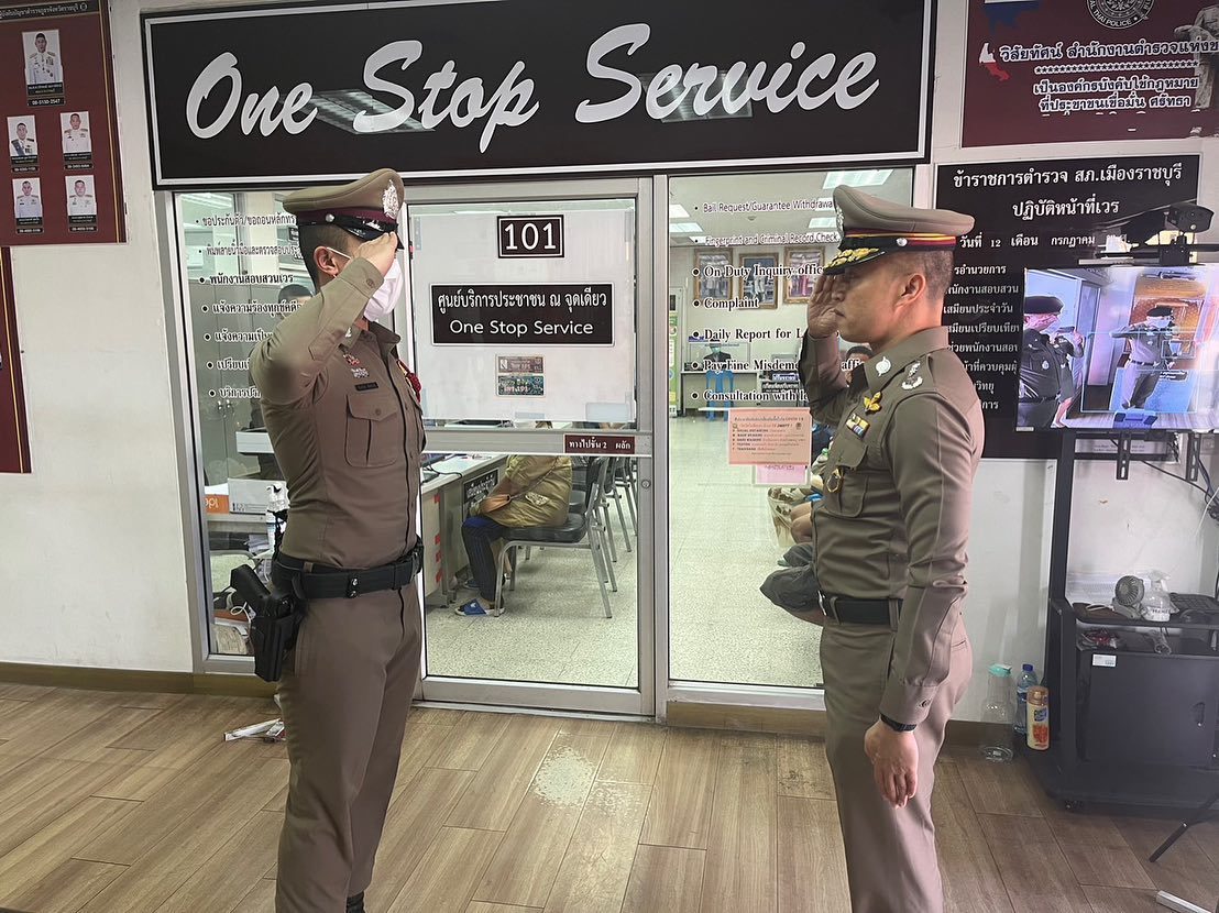 พล.ต.ท.ไตรรงค์ ผิวพรรณ ผบช.กมค. เดินทางมาตรวจเยี่ยม สภ.เมืองราชบุรี และติดตามขับเคลื่อนการดำเนินการศูนย์ไกล่เกลี่ย ประจำสถานีตำรวจ