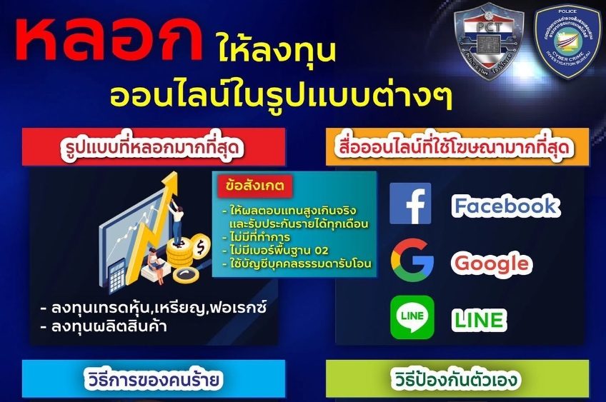 เตือน 5 กลโกงมิจฉาชีพออนไลน์